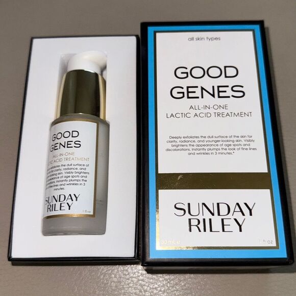 New No Tags Sunday Riley Good Genes Lactic Acid Treatment 1 Fl oz - Picture 1 of 6